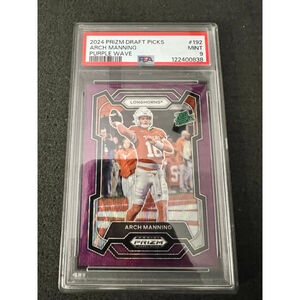 ARCH MANNING - 2024 PANINI PRIZM DRAFT PICKS - PURPLE WAVE